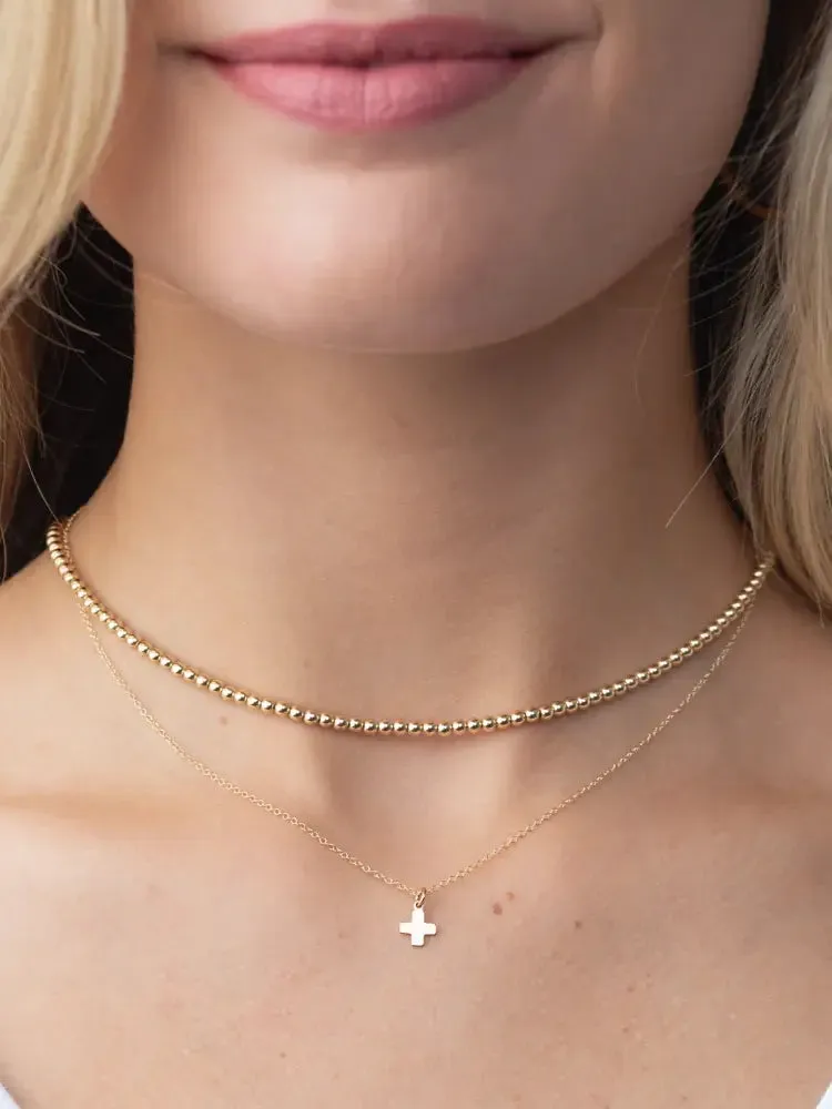 enewton Classic Gold 3mm Bead Choker