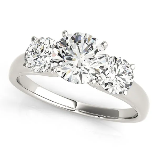 Engagement Rings 3 Stone Round - TN83280