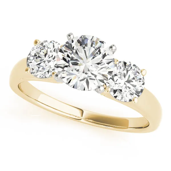 Engagement Rings 3 Stone Round - TN83280