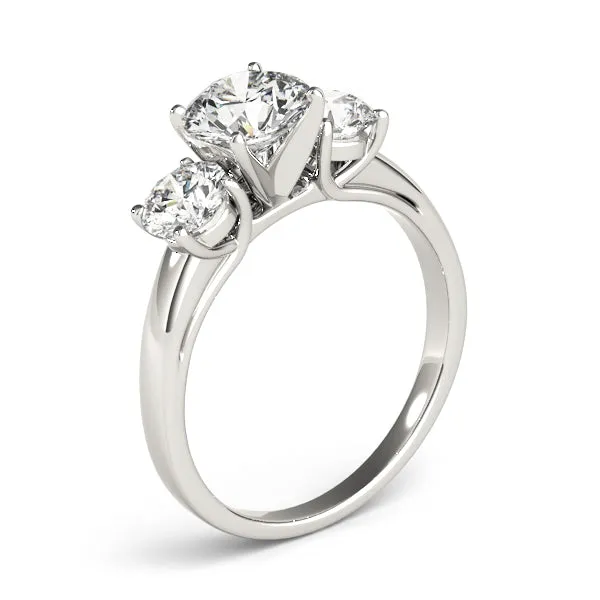 Engagement Rings 3 Stone Round - TN83280