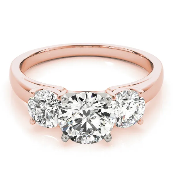 Engagement Rings 3 Stone Round - TN83280