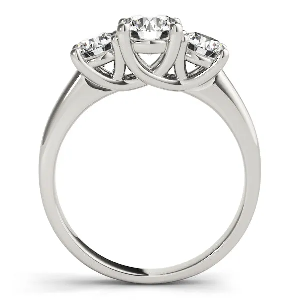 Engagement Rings 3 Stone Round - TN83739