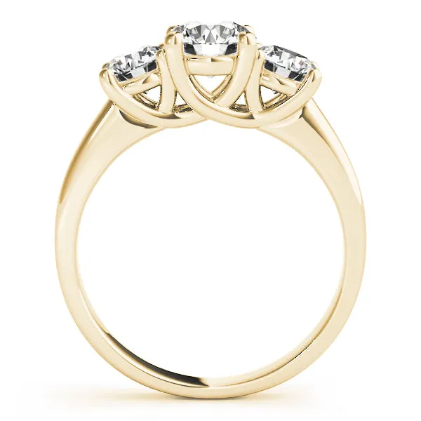Engagement Rings 3 Stone Round - TN83739