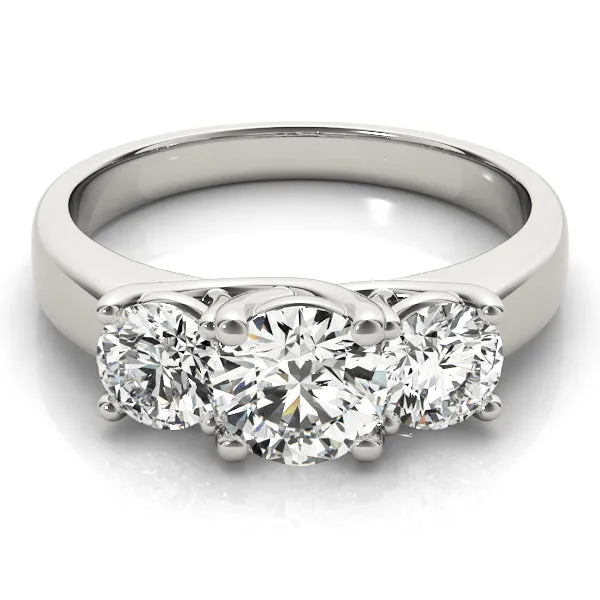 Engagement Rings 3 Stone Round - TN83739
