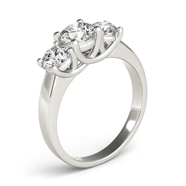 Engagement Rings 3 Stone Round - TN83739