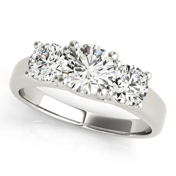 Engagement Rings 3 Stone Round - TN83739