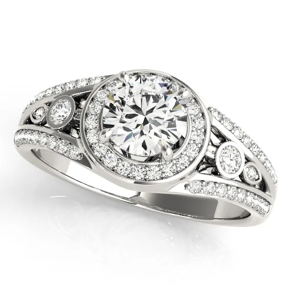 Engagement Rings Halo Round - TN84058