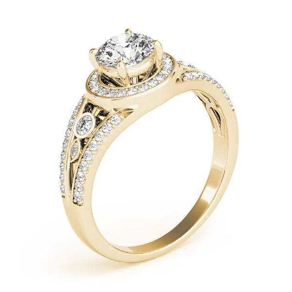 Engagement Rings Halo Round - TN84058
