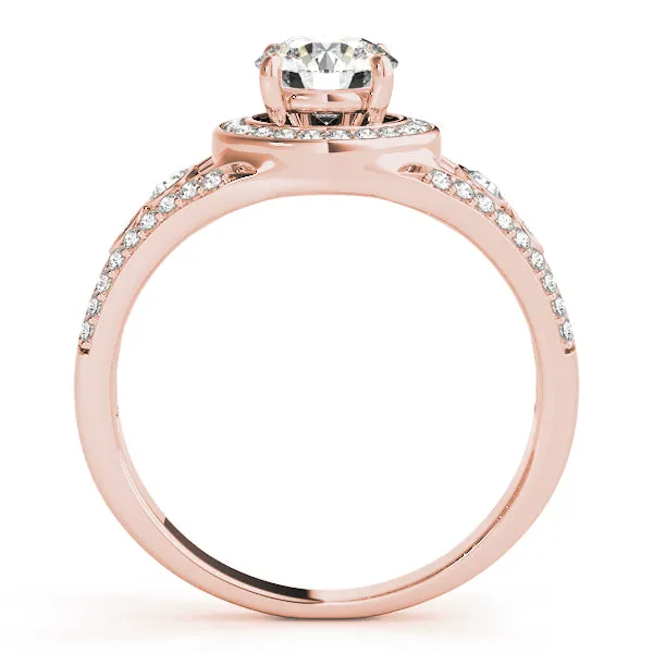 Engagement Rings Halo Round - TN84058