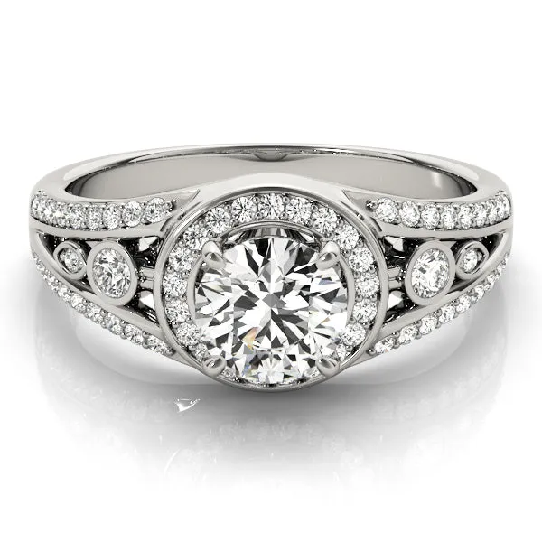 Engagement Rings Halo Round - TN84058