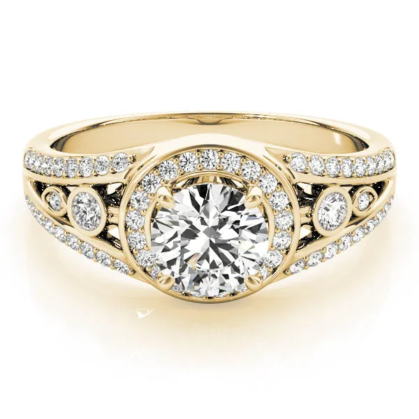 Engagement Rings Halo Round - TN84058