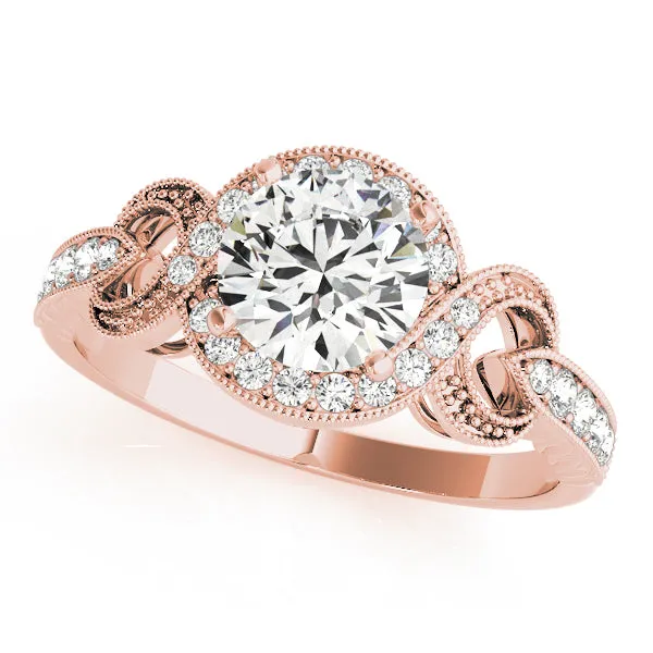 Engagement Rings Halo Round - TN84639