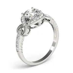 Engagement Rings Halo Round - TN84639