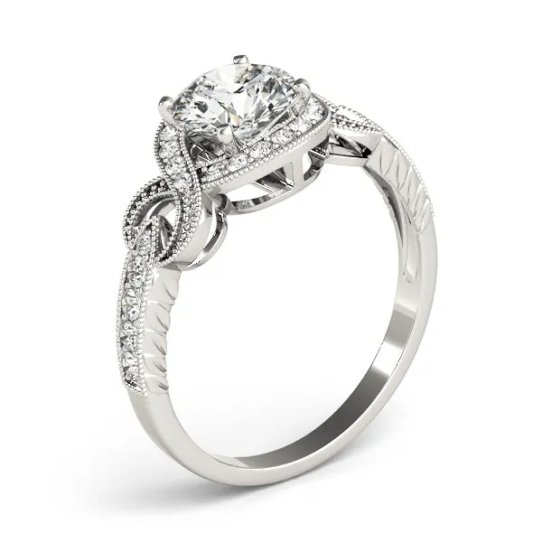 Engagement Rings Halo Round - TN84639