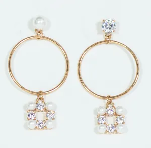 Fashion Earrings with Pearls