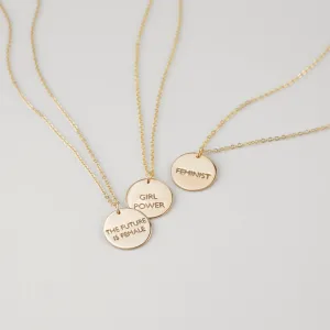 Feminist Necklace