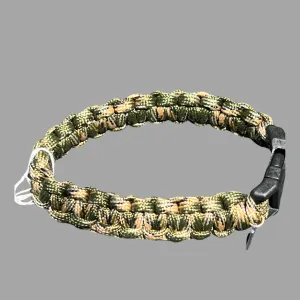 Forest Camo Cobra Paracord Bracelet