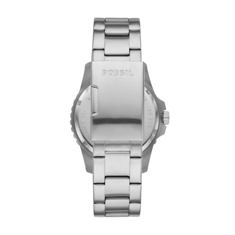 Fossil FB-01 Blue Dial Stainless Steel Mens Watch