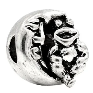 Frog on Moon European Bead Compatible for Most European Snake Chain Bracelet