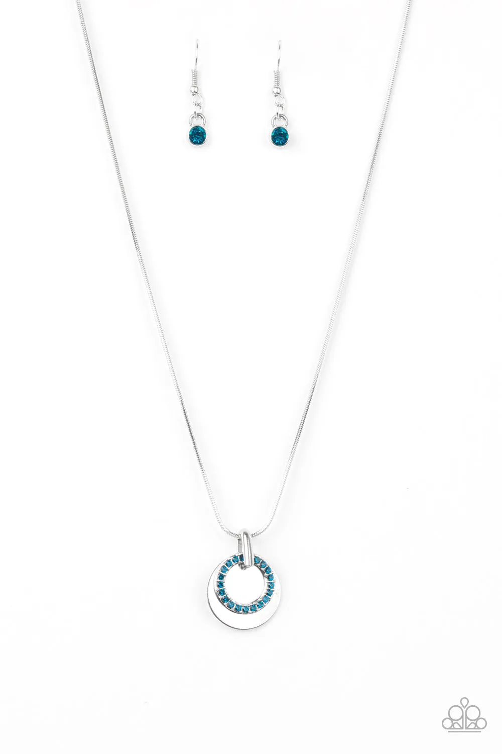 Front and CENTERED - Blue Necklace