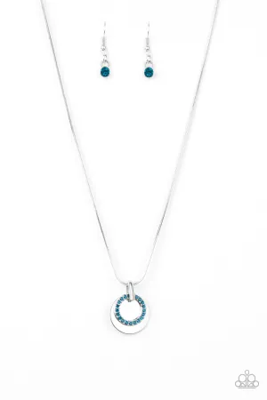Front and CENTERED - Blue Necklace