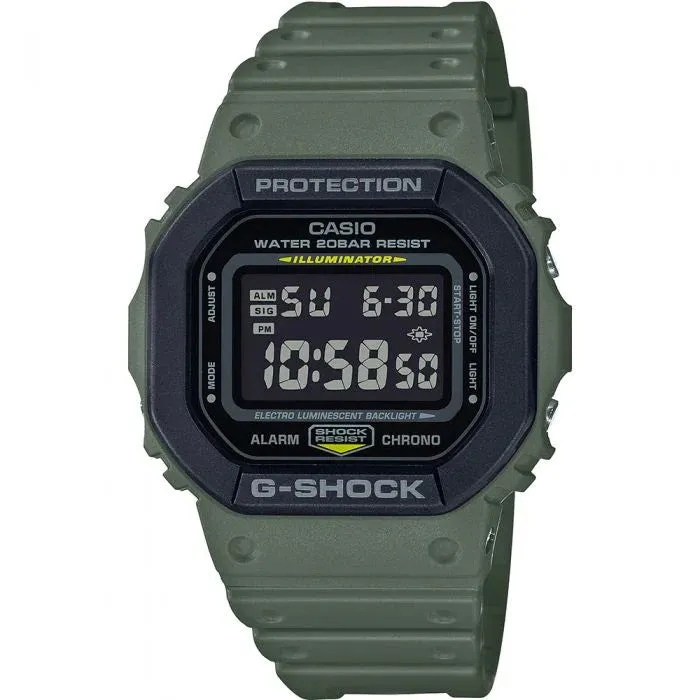 G Shock Digital Olive Green Watch DW5610SU-3D