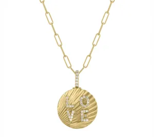 Gabrielle LOVE Charm Necklace