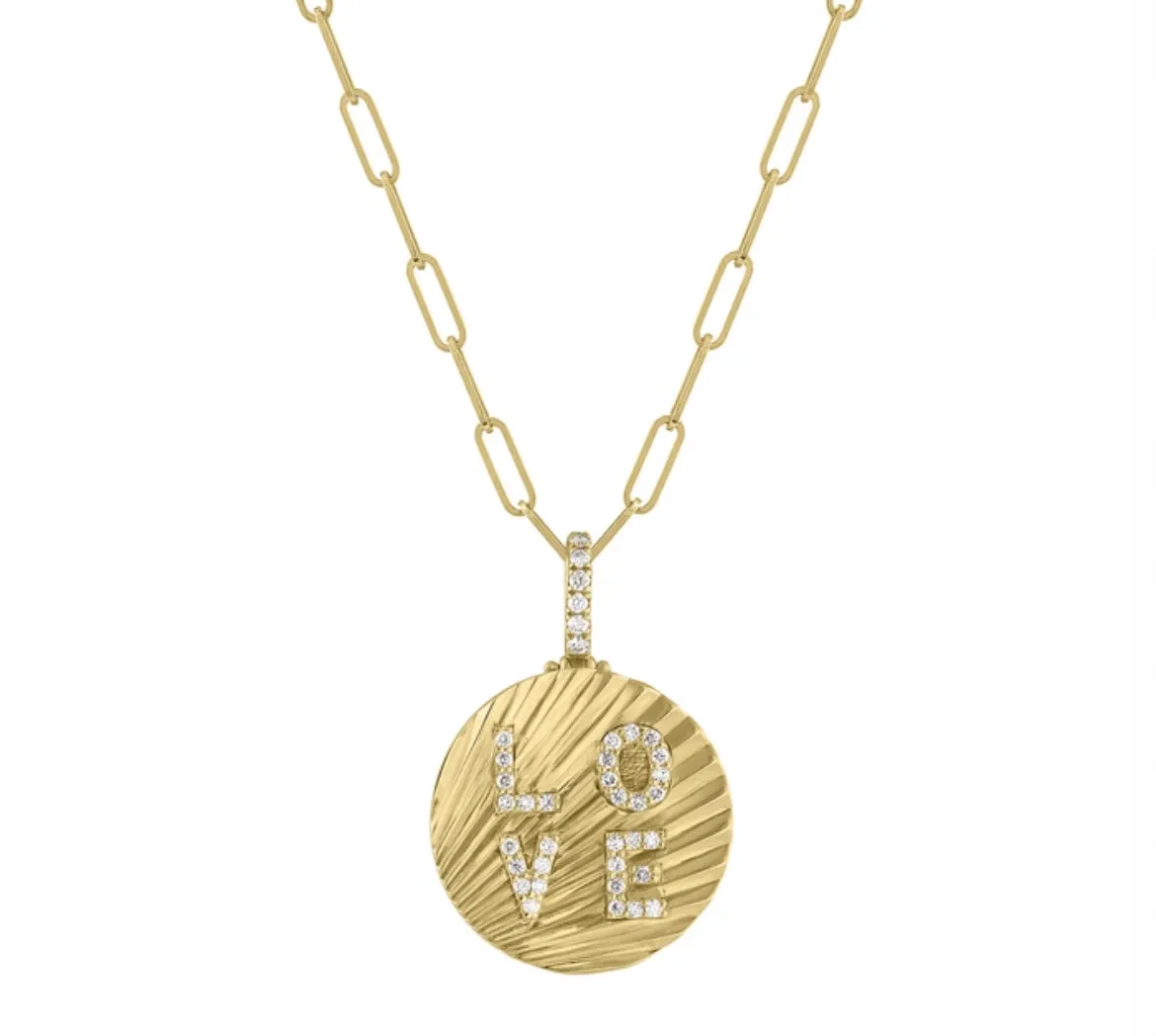 Gabrielle LOVE Charm Necklace