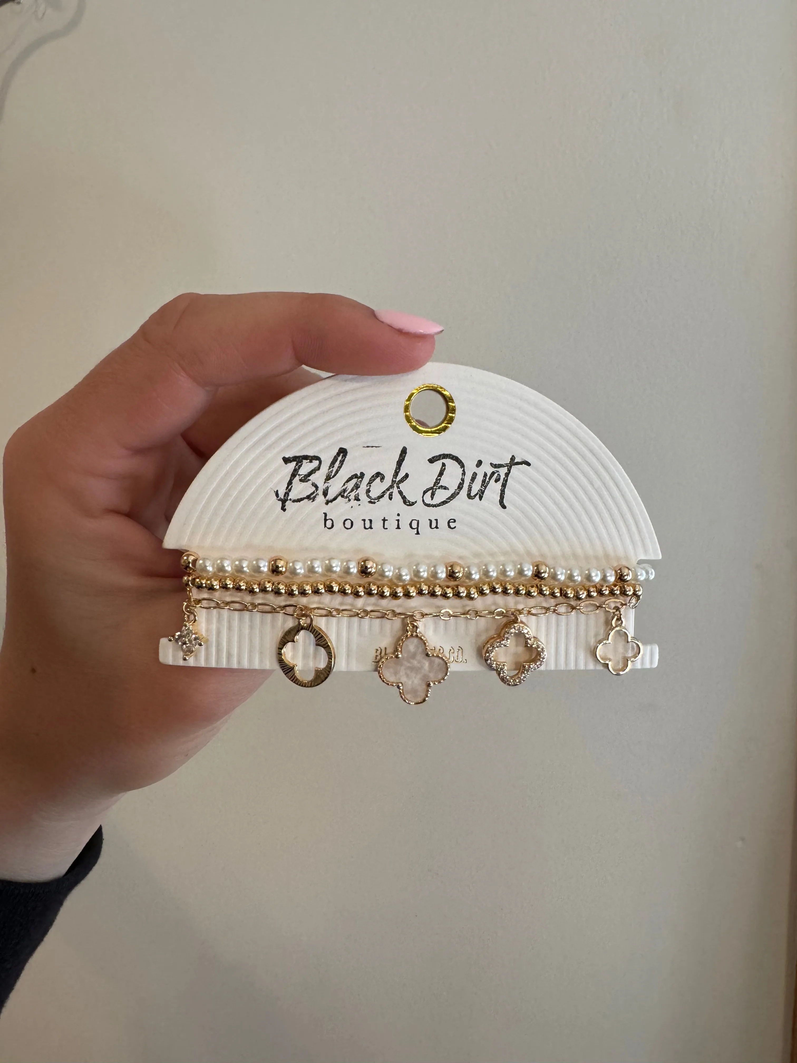 Gold Clover Bracelet