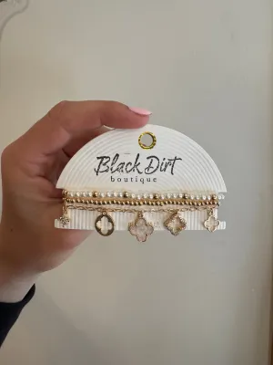 Gold Clover Bracelet