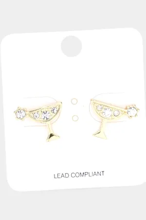 Gold Cocktail Earrings