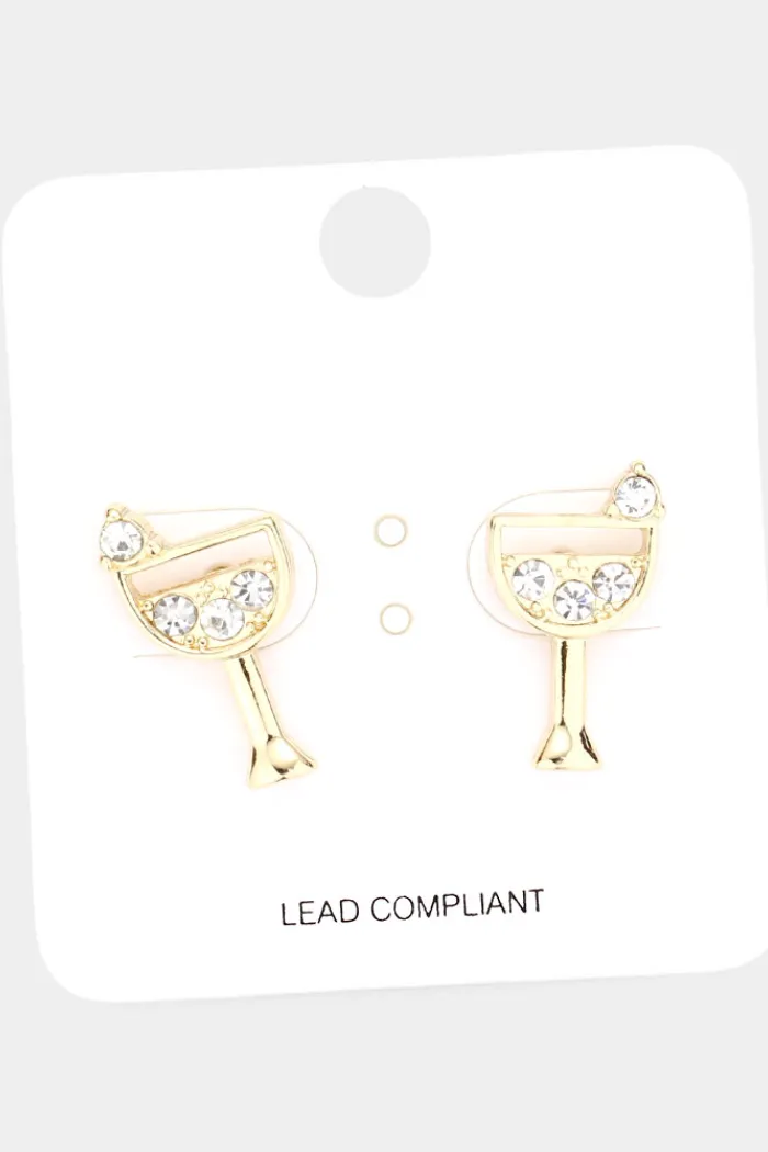 Gold Cocktail Earrings