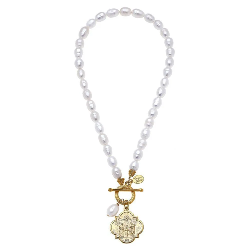 Gold Coin Pendant Necklace