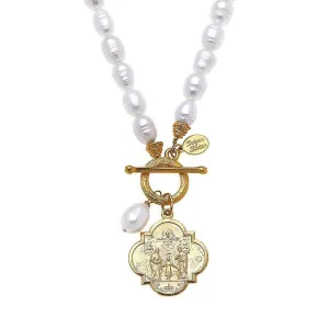 Gold Coin Pendant Necklace