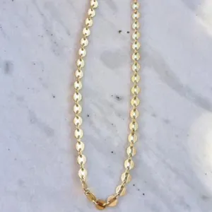 Gold Disc Necklace