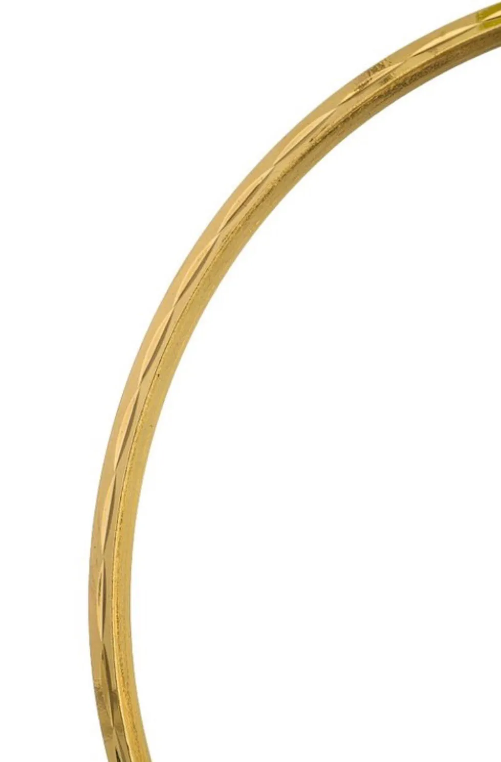 Gold hoop earrings