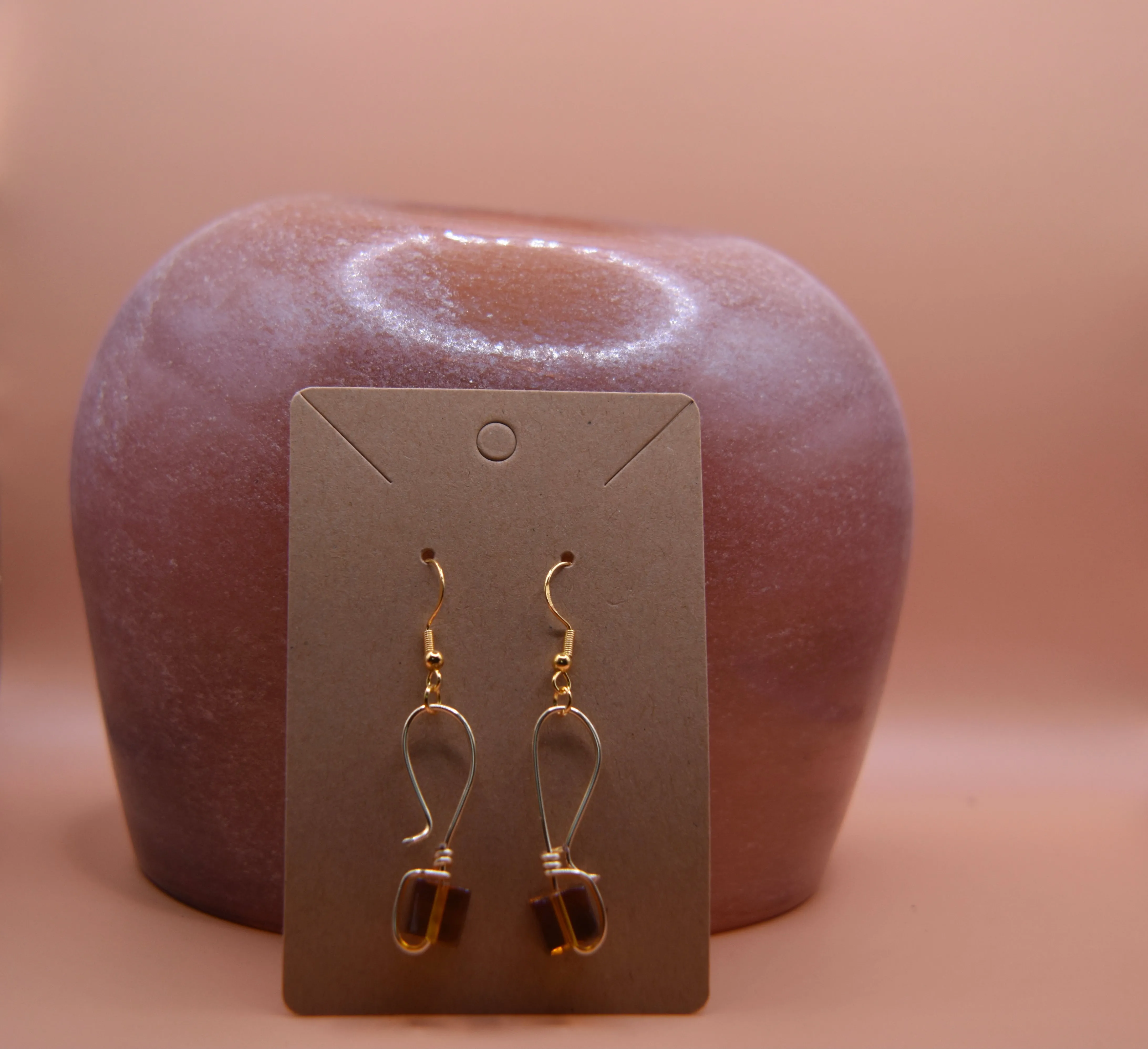 Gold Topaz Earrings