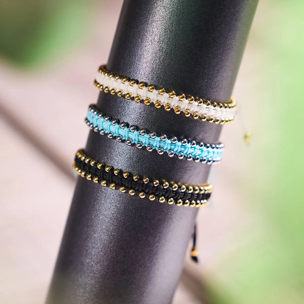 Gold x White | Friendship DOT Bracelet