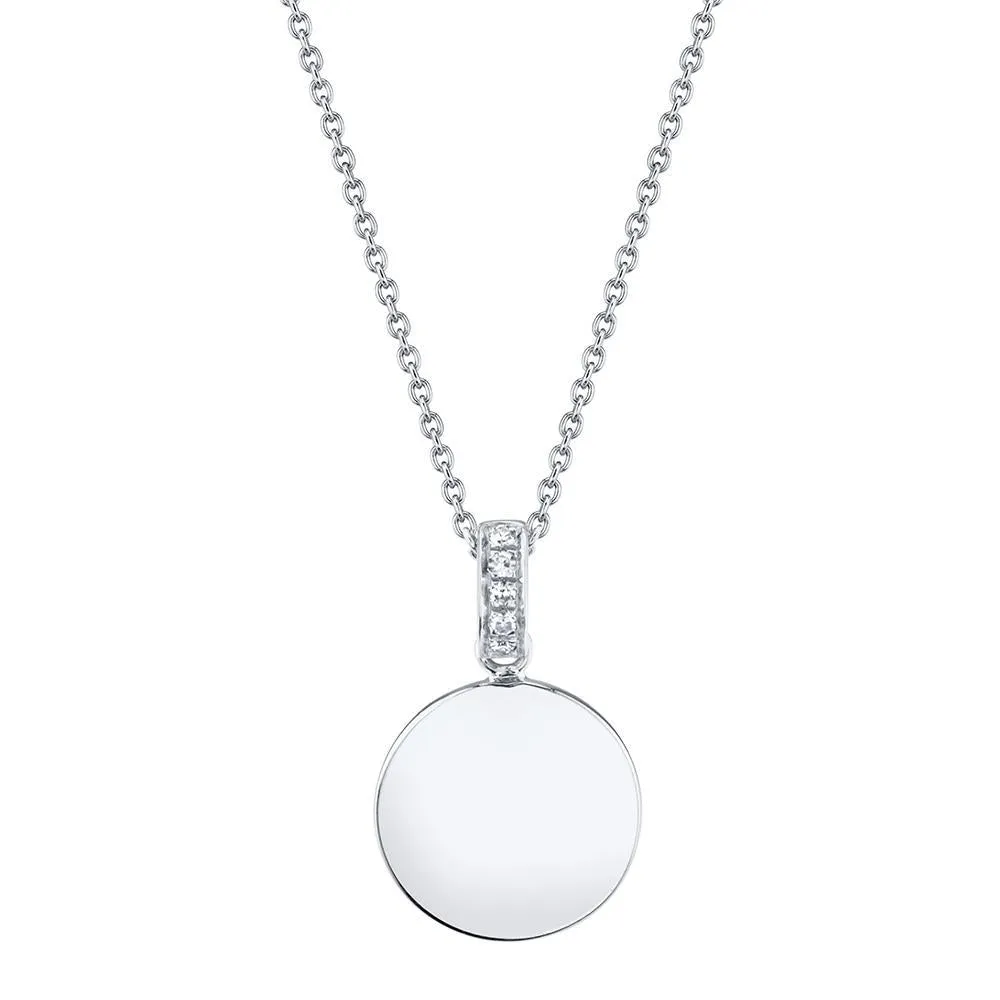 Golden Disc Necklace