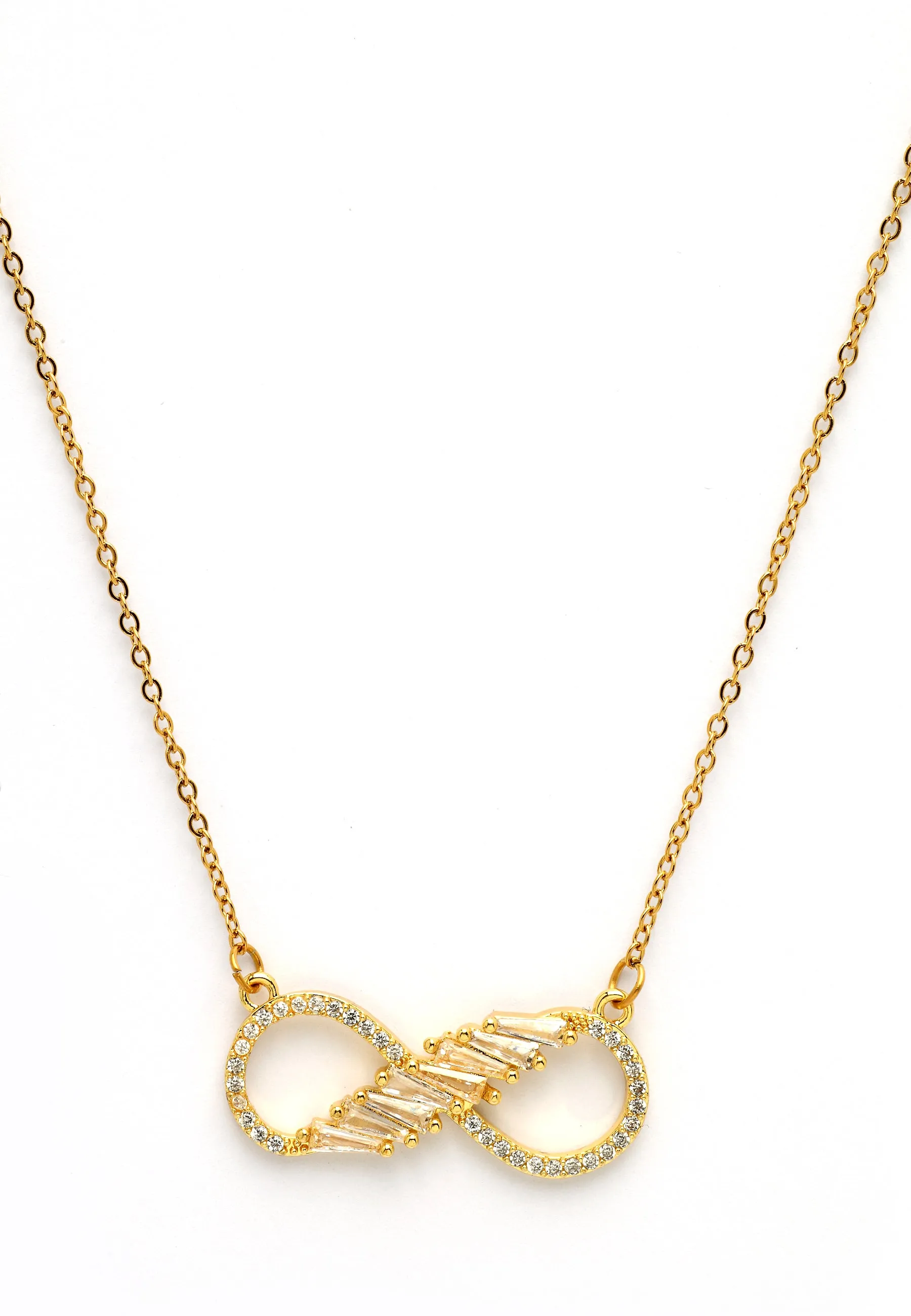 Golden Infinity Spark Necklace