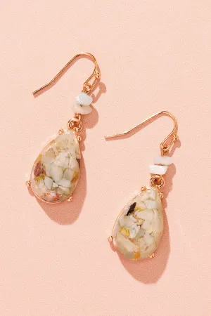 Golden Meadow Teardrop Earrings