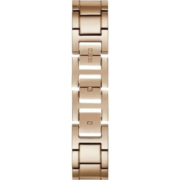 Guess Lenox Two-tone Mesh Bracelet Silver Dial Quartz Watch for Ladies - W1155L4