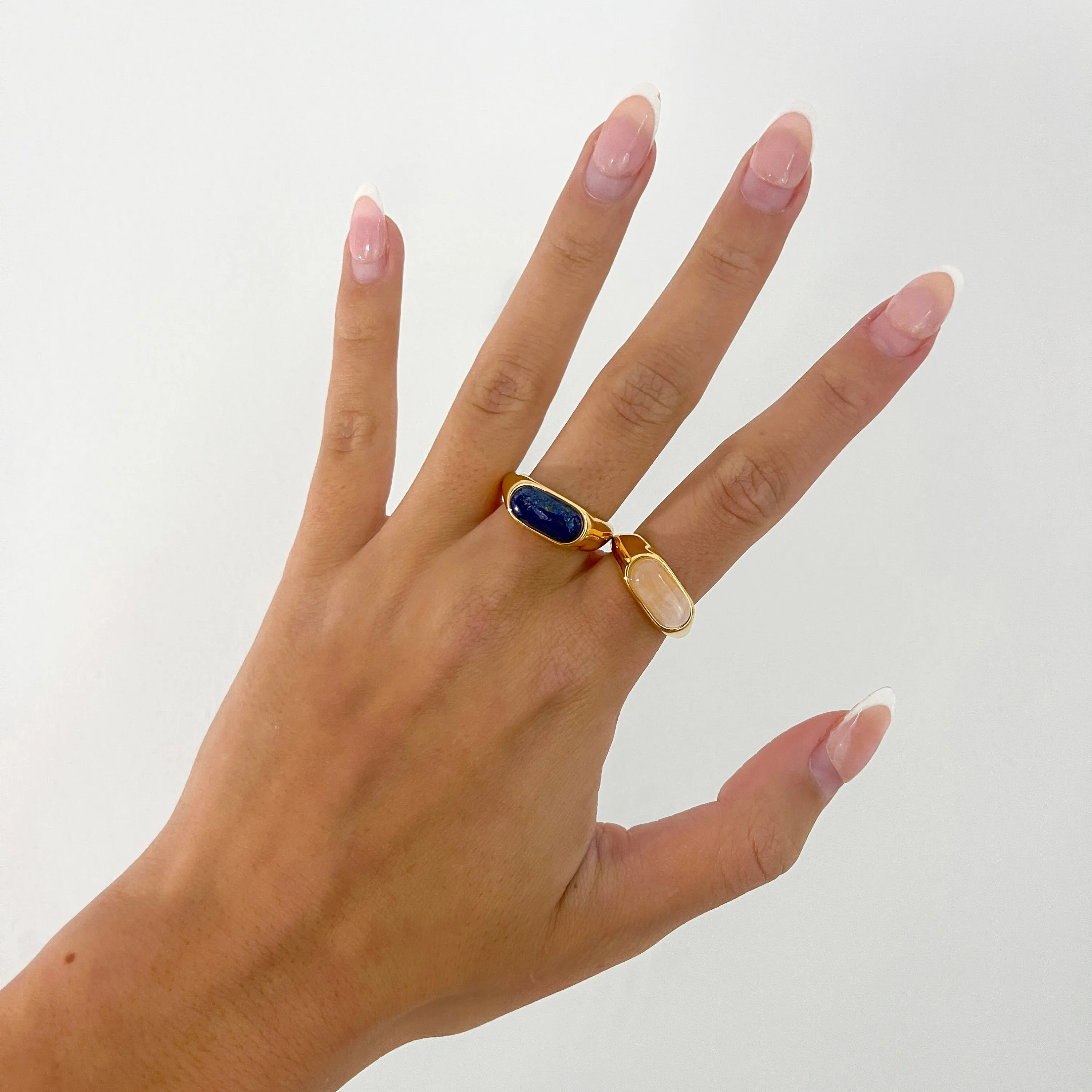 Haylee Thin Gemstone Ring