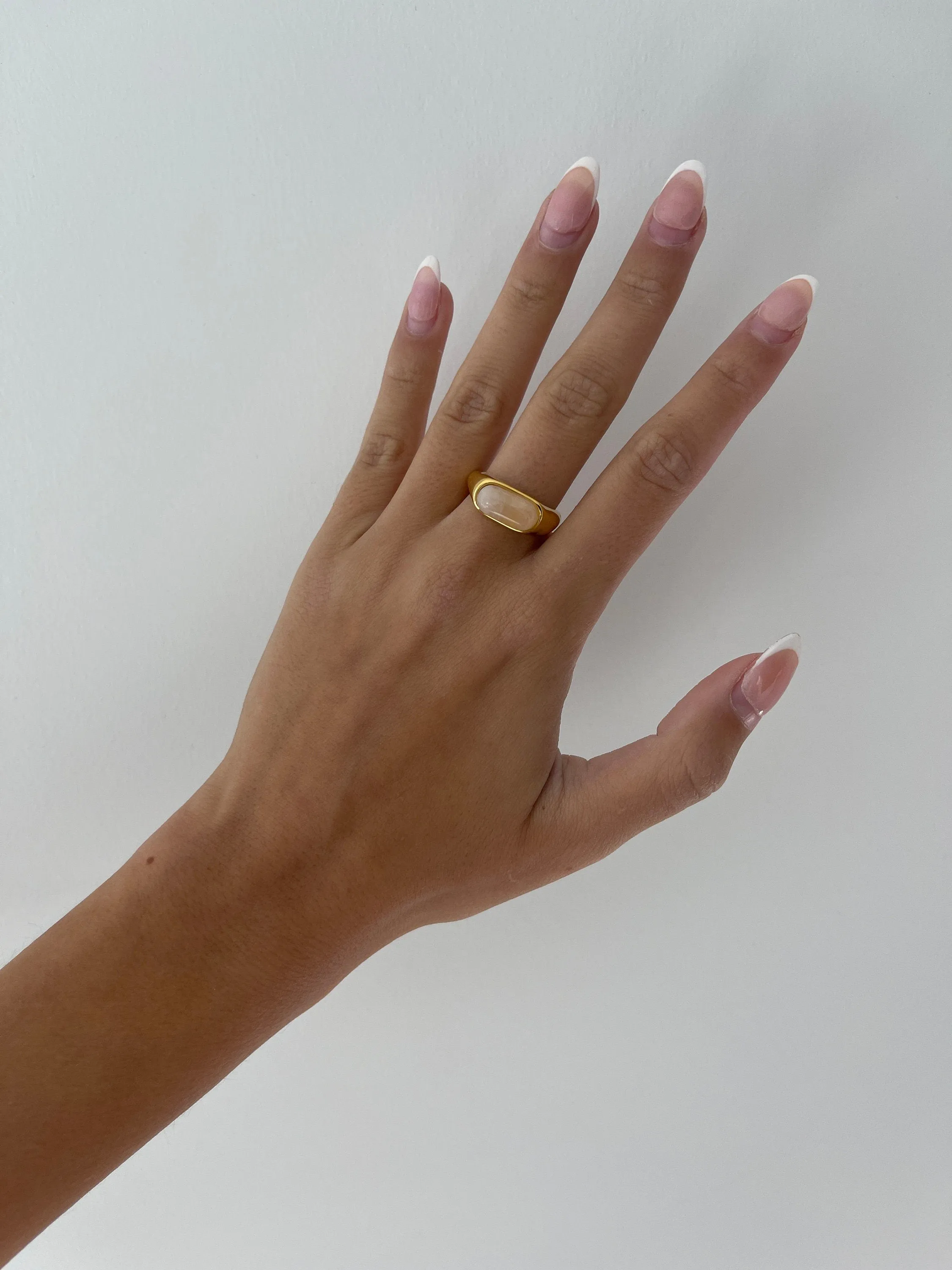 Haylee Thin Gemstone Ring