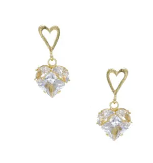 Heart crystal drop