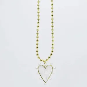 Heart OF Pearls Necklace