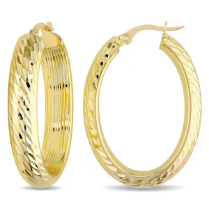 Hoop Earrings Gold 10k Yellow