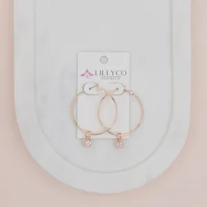 Hoop  With Crystal
