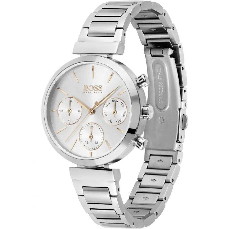 Hugo Boss Flawless Chronograph Silver Women's Watch 1502530