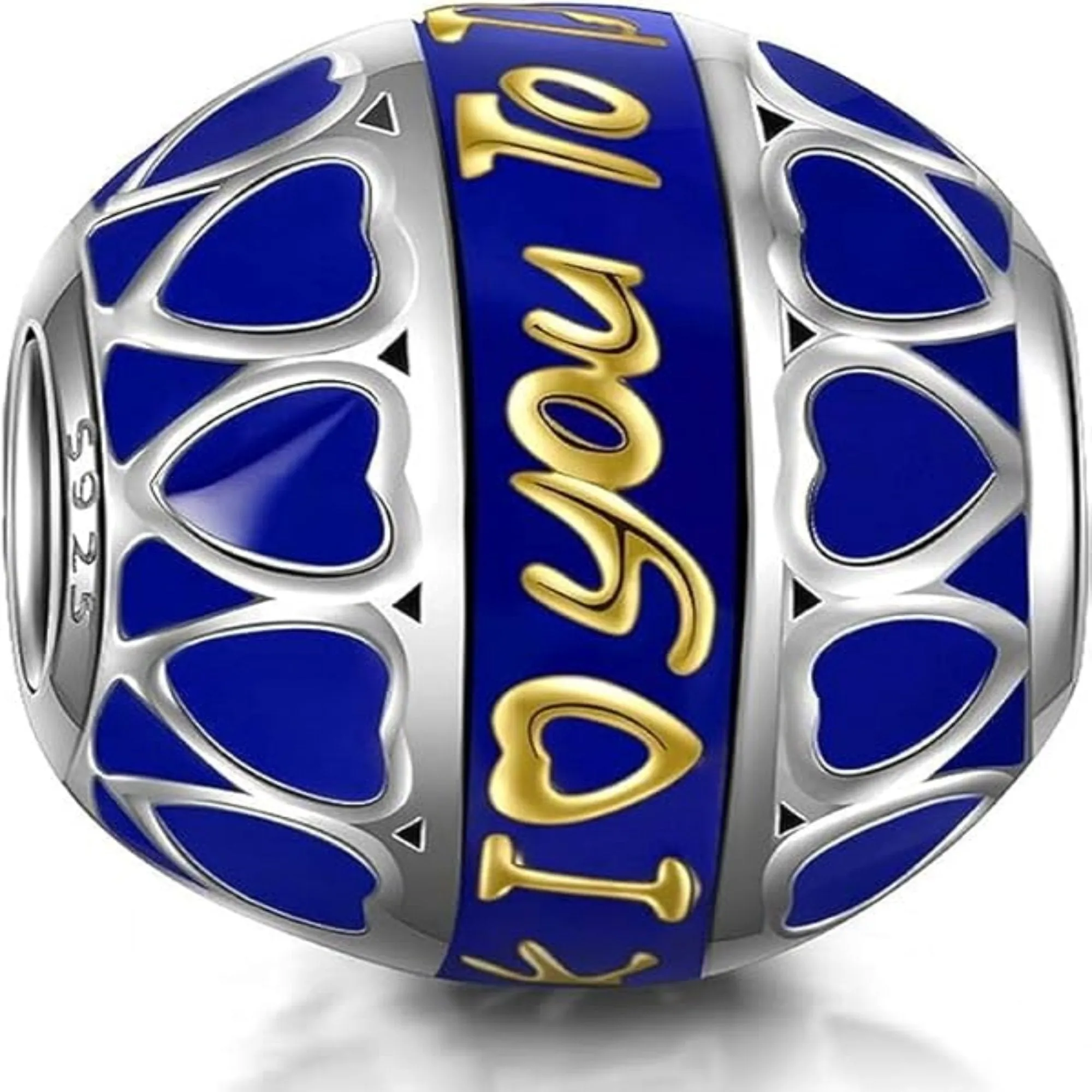 I Love You To The Moon And Back Bead Charm